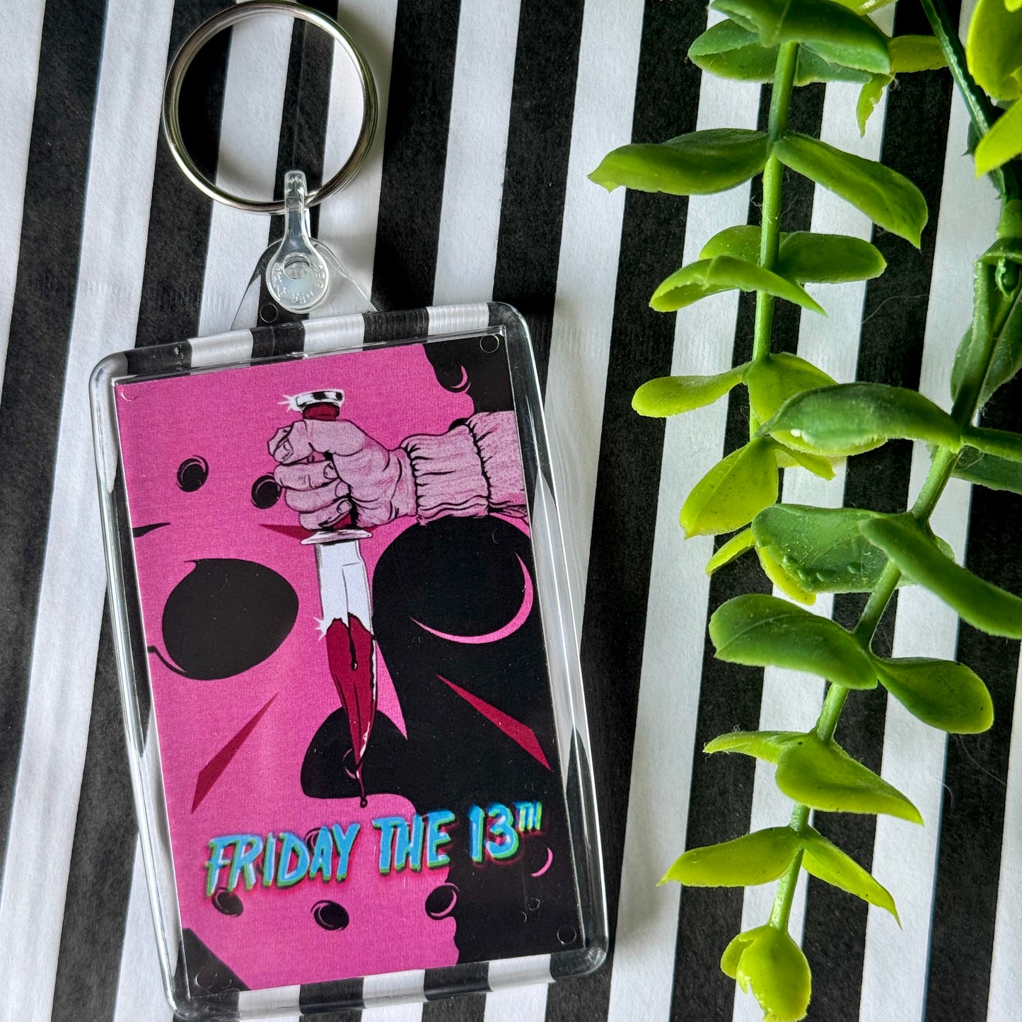 Friday The 13th Double Sided Keyring