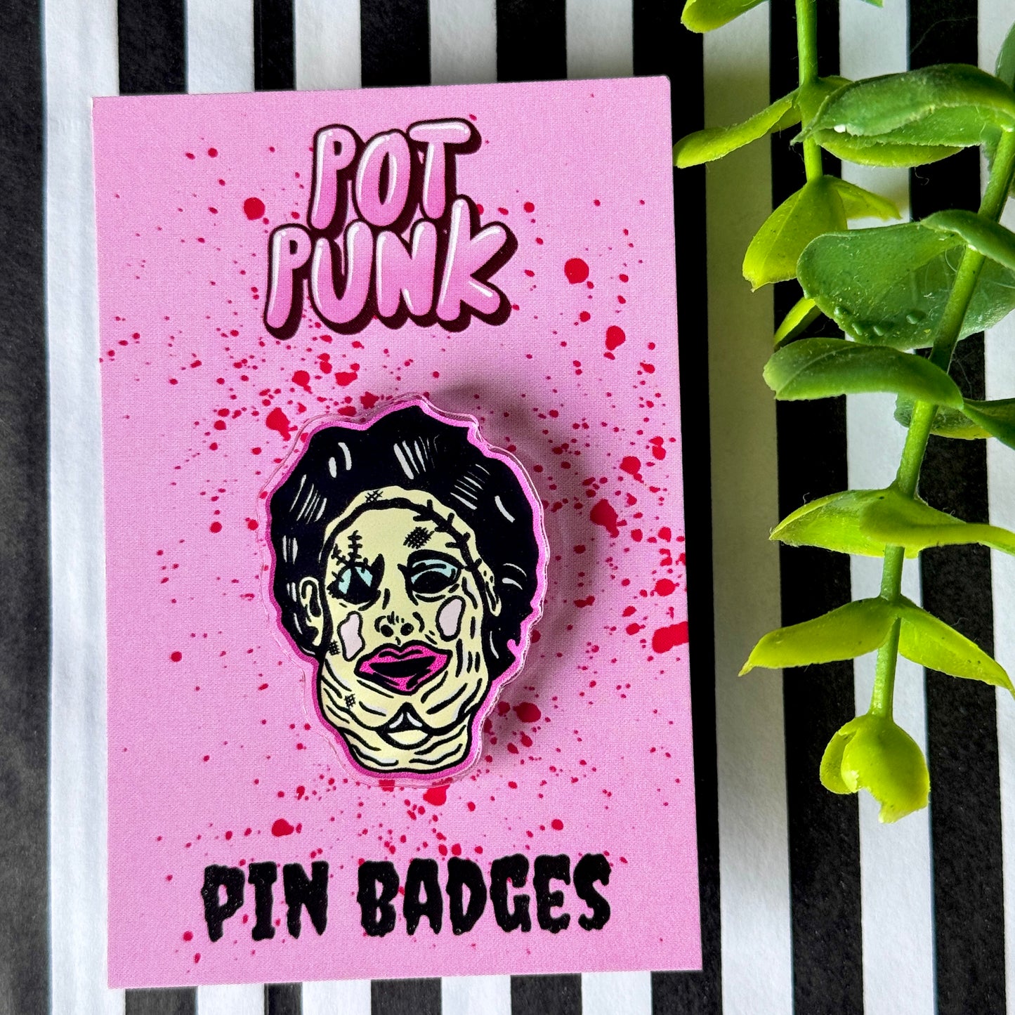 Pretty Woman Acrylic Pin Badge