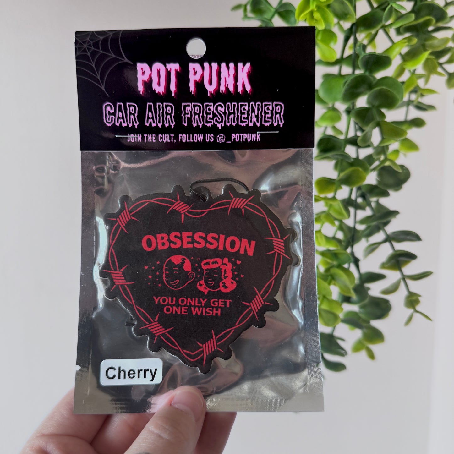 Horror Car Air Freshener - Obsession