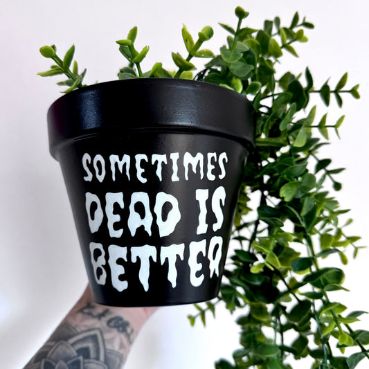 Pet Sematary - 13cm Hand Painted Plant Pot