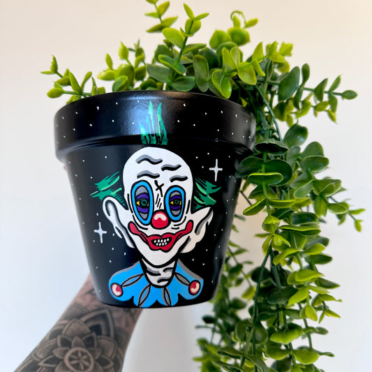 Shorty Killer Klowns Hand Painted Planter - 13cm