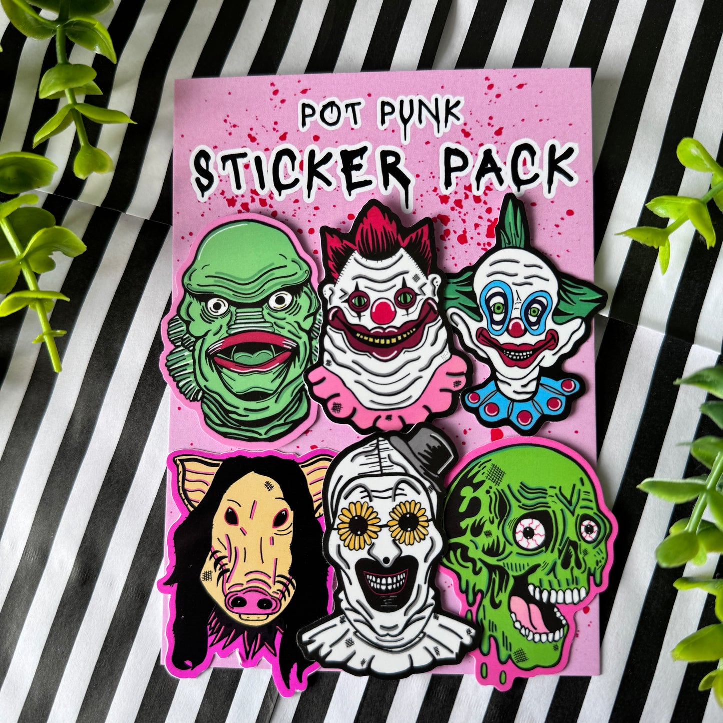 Horror Sticker Pack x6