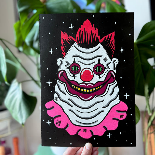 ORIGINAL Fatso Killer Klowns PAINTING