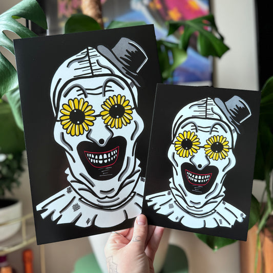 Art The Clown BLACK PRINTS