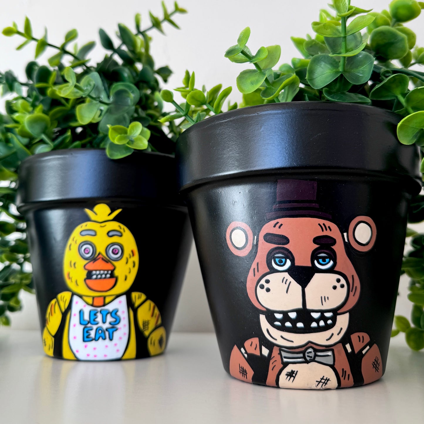 Five Nights At Freddy’s Hand Painted Pots - 13cm