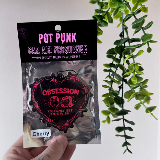 Horror Car Air Freshener - Obsession