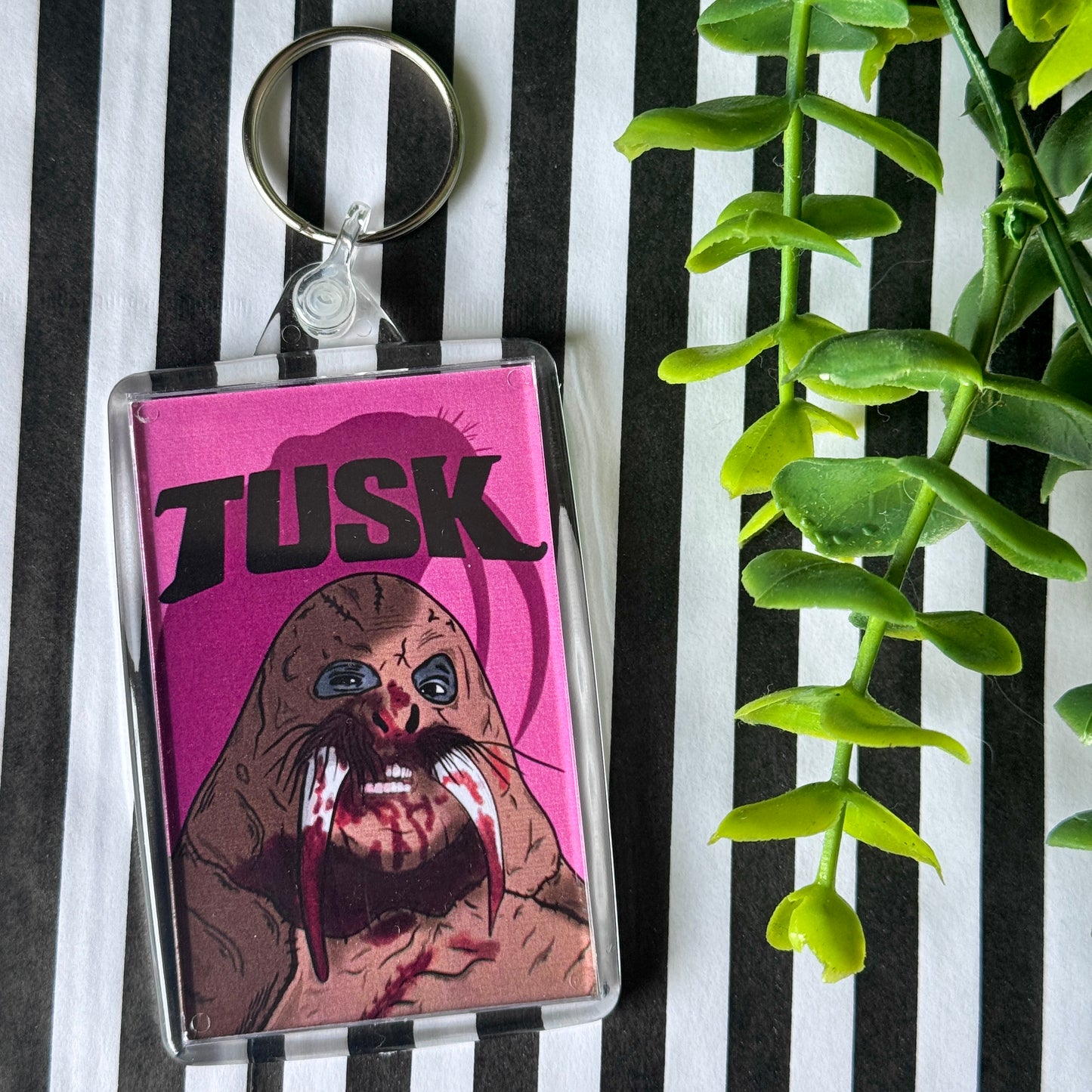 Tusk Double Sided Keyring