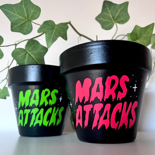Mars Attacks Hand Painted Planters - 13cm