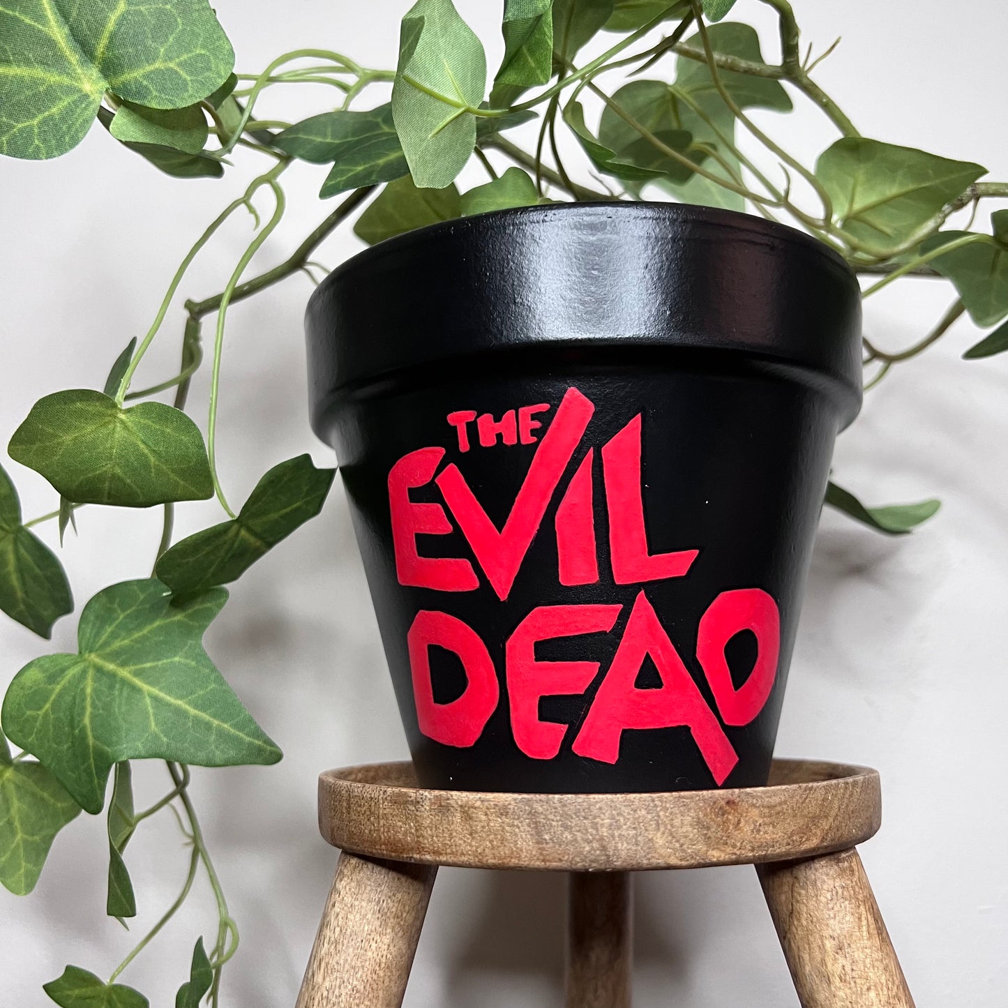 The Evil Dead Hand Painted Plant Pot - 13cm