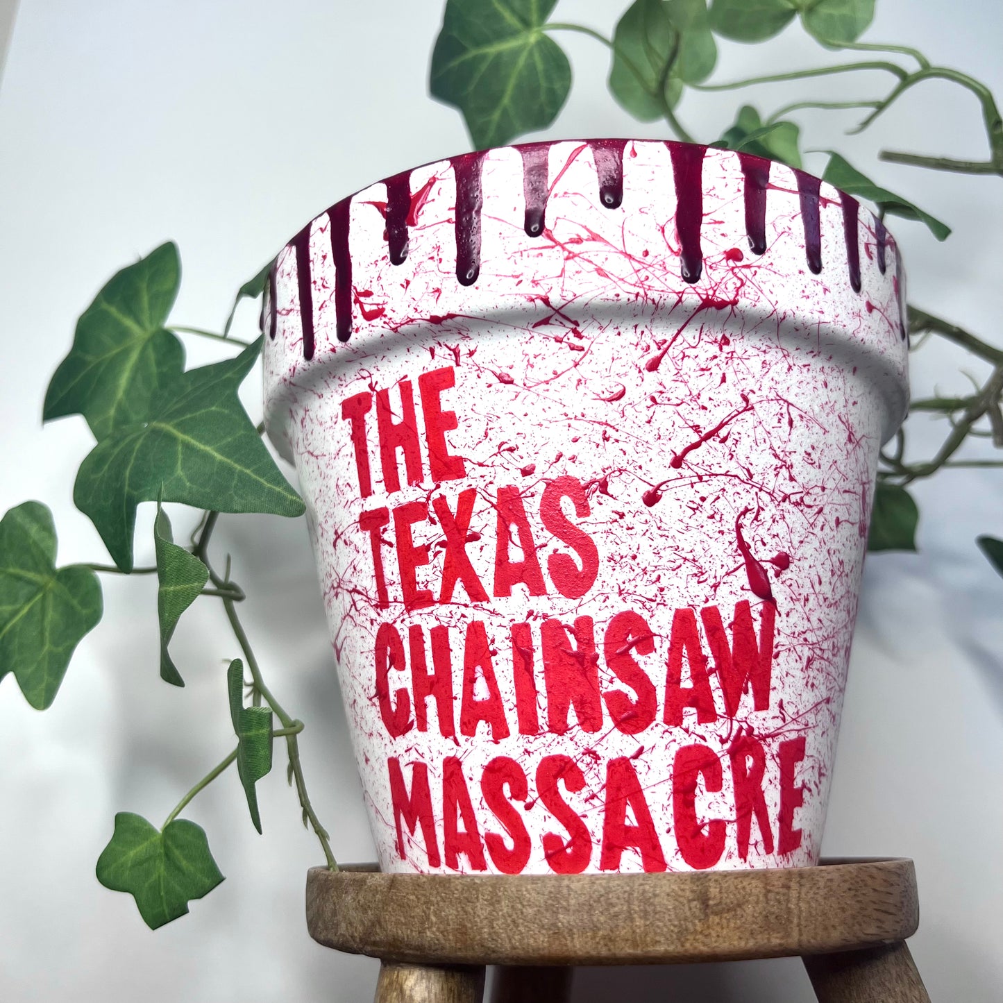 The Texas Chainsaw Massacre Hand Painted Plant Pot - 15cm